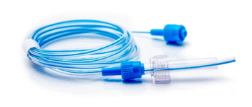 Slangesett for kontinuerlig nebulisering.